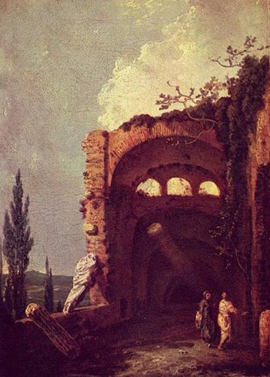 Ruinen der Villa des Maecenas in Tivoli, Richard Wilson